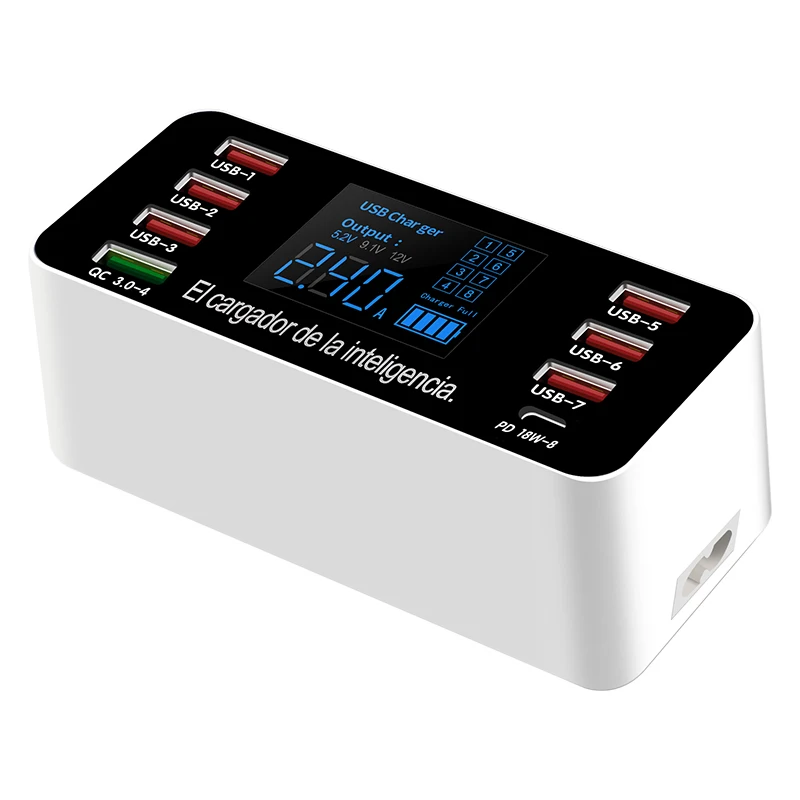 Сетевое зарядное устройство AIXXCO с USB портами и поддержкой быстрой зарядки 60