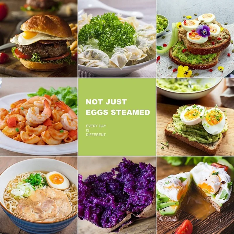 

Multifunction Mini Electric Boiled Egg Cooker Boiler Food Fried Steamer Steak Non-Stick Frying