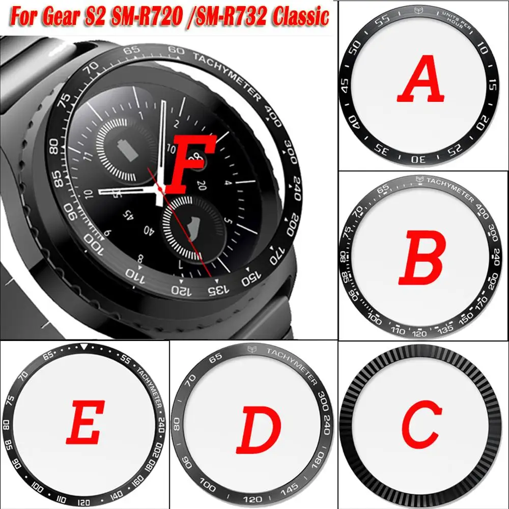 Для samsung gear S2 SM-R732 классический SM-R720 Sport Galaxy 42 мм, драгоценный камень кольцо Стиль Чехол клеющаяся крышка защита Ringke ободок
