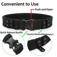 police belt thicken easy to carry ultralight fastener tape combat belt combat belt for security officer