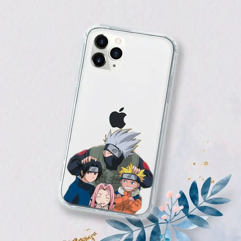 

naruto kakashi itachi uchiha Phone Case Transparent for iPhone 11 12 mini pro XS MAX 8 7 6 6S Plus X 5S SE 2020 XR