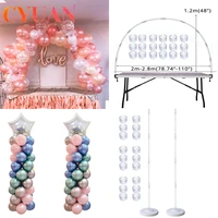 cyuan table balloon arch set balloon column stand for wedding birthday graduation party balloons accessories baby shower decor