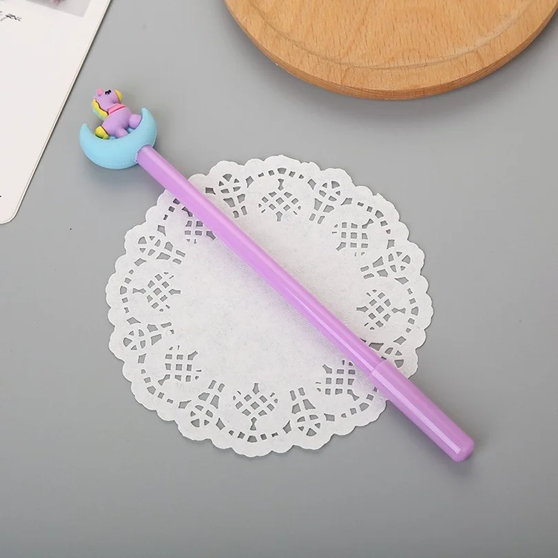 40 шт. мультяшная Луна Единорог гелевые креативные канцелярские принадлежности