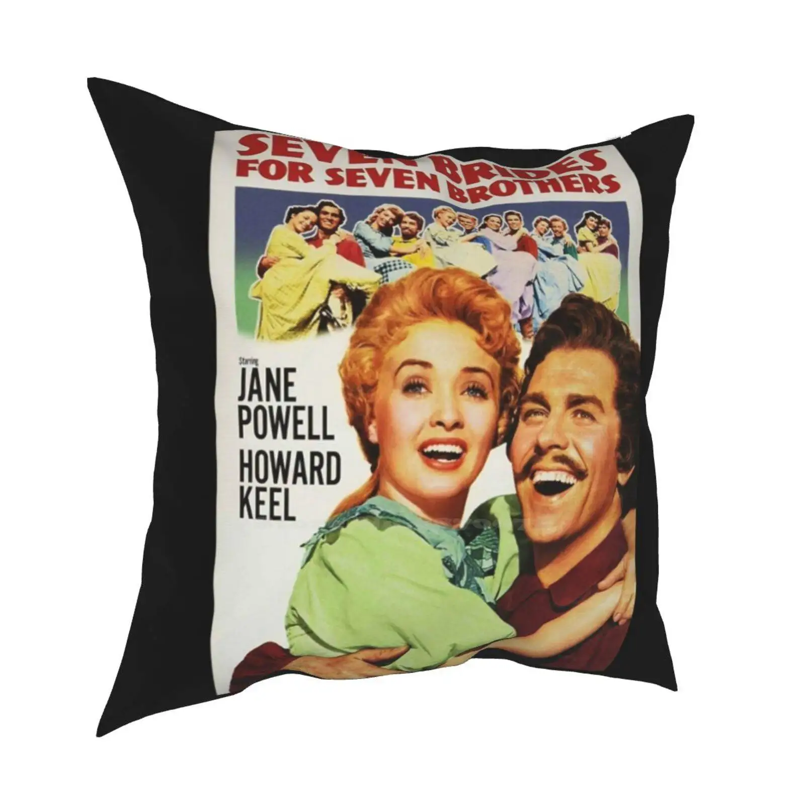 Наволочка семь невест наволочка мостов Винтаж Ретро фильм Киль братья | Дом и сад