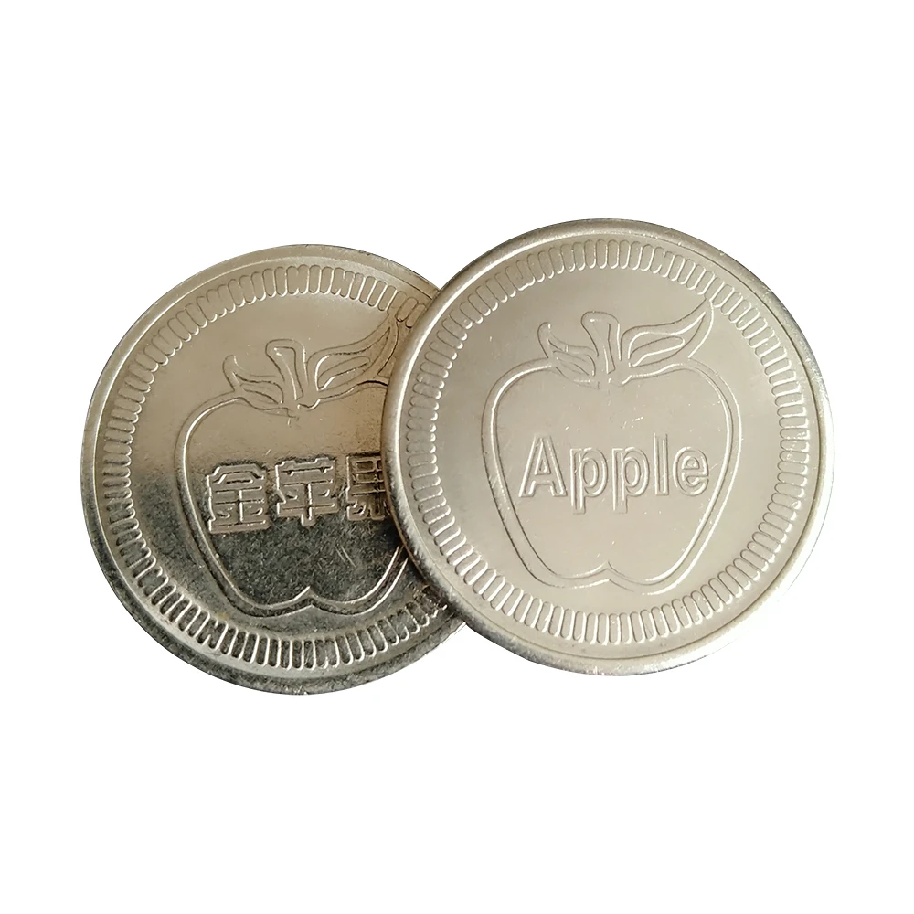 Жетоны для аркадных игр металлические 25 мм 100 шт. из нержавеющей стали | Спорт и
