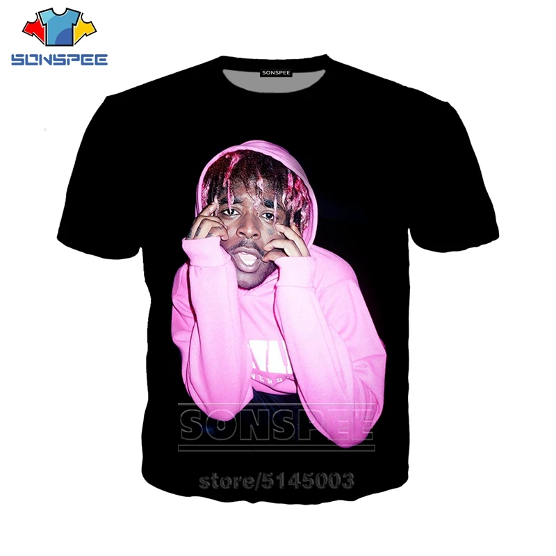 Lil Uzi Vert футболка аниме для мужчин и женщин толстовка с 3D принтом певица короткий