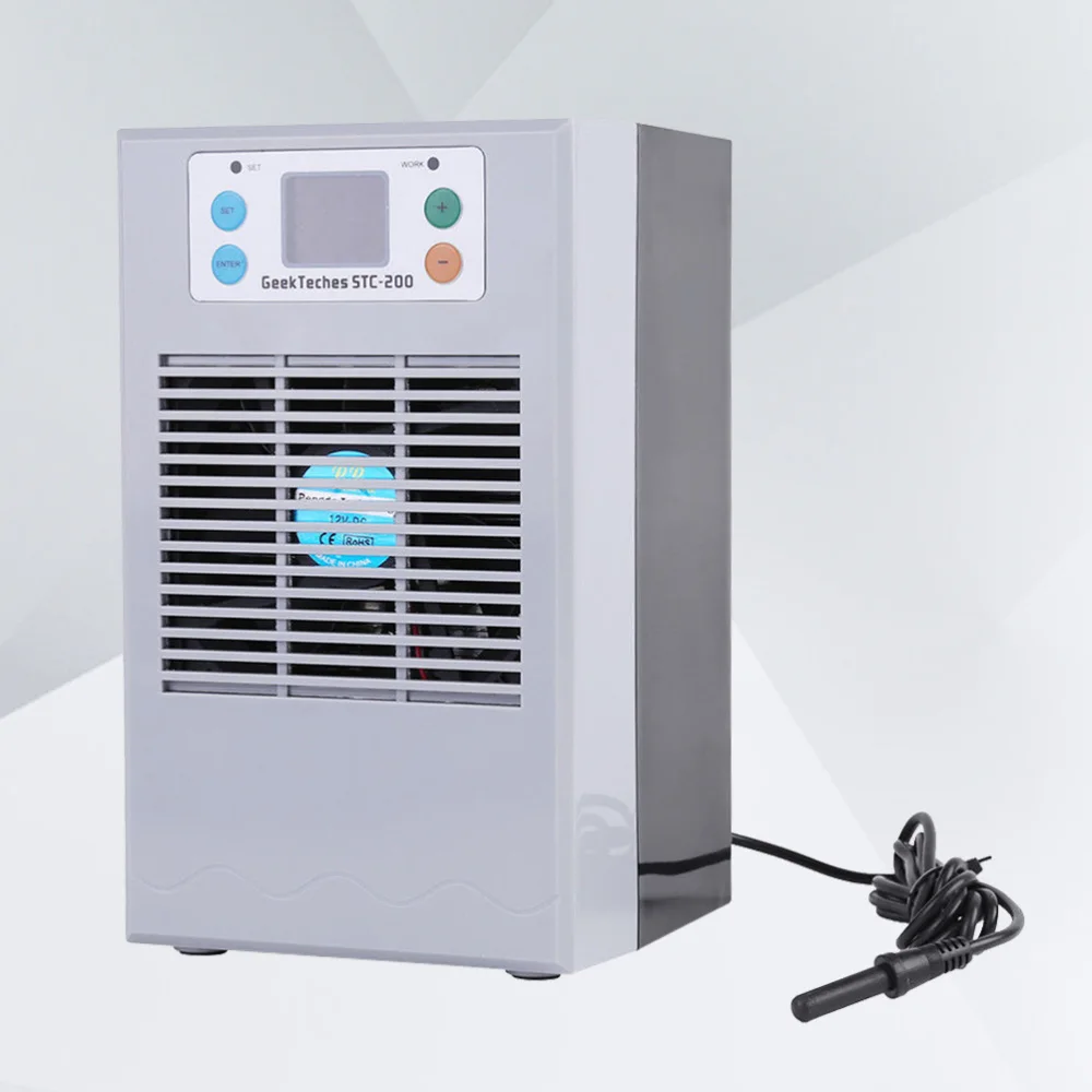 

STC-200 20L Aquarium Water Chiller Fish Tank Temperature Controller for Fish Breeding with US Adapter