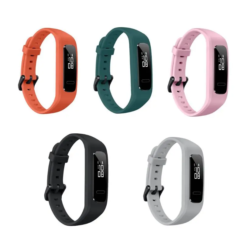 Ремешок для наручных часов регулируемый спортивный ремешок из ТПУ Huawei 3E/ Honor Band 4