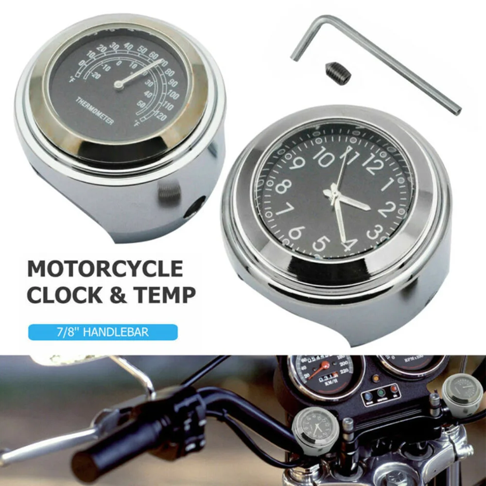 Motorcycle Dial Handlebar Mount 2pcs/Set Thermometer High quality | Автомобили и мотоциклы