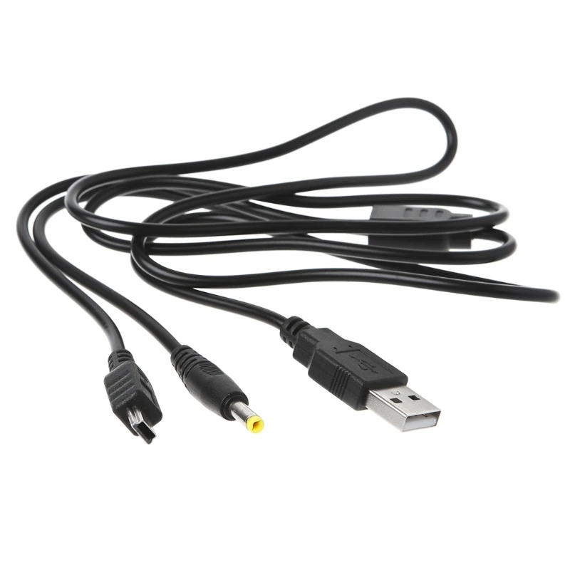 2-в-1 USB кабель для передачи данных и зарядки зарядный шнур PSP 2000 3000 игровые