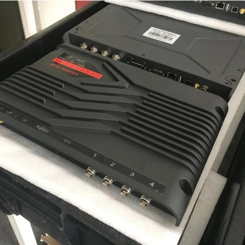 TCP/IP protocol one-to-four split UHF UHF RFID reader | card reader POE power supply
