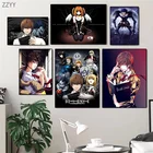 Самая популярная аниме тетрадь смерти, плакат и Печать комиксов, ролевая Картина на холсте, настенное искусство для современной комнаты, домашний декор