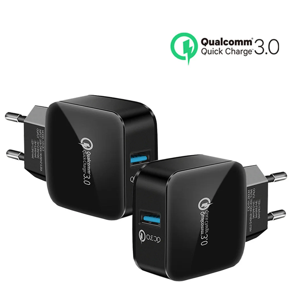 18 Вт Быстрая зарядка 3 0 Qualcomm QC 4 быстрое зарядное устройство USB портативное для