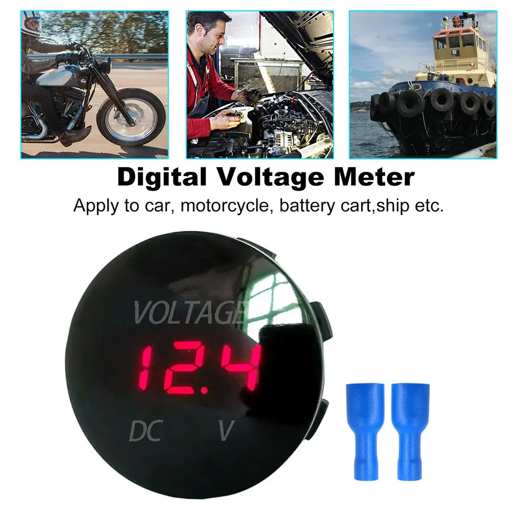 5 48 В светодиодный дисплей Цифровая панель Вольтметр Электрический измеритель