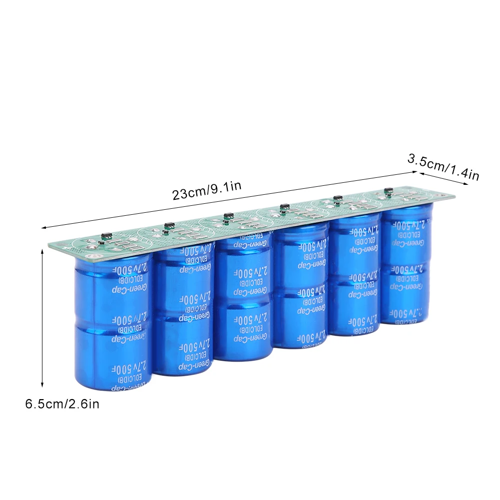 

16V 83F Capacitor Module Super Capacitance Aluminum Automotive Electronic Components Fast charging speed