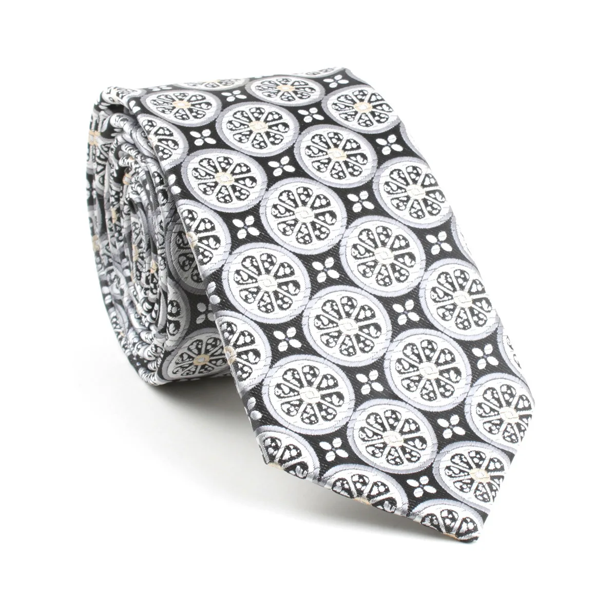 

6cm Polyester Ties for Mens Wedding Long Skinny Tie Jacquard Necktie Formal Business Classic Neck Tie Custom Logo