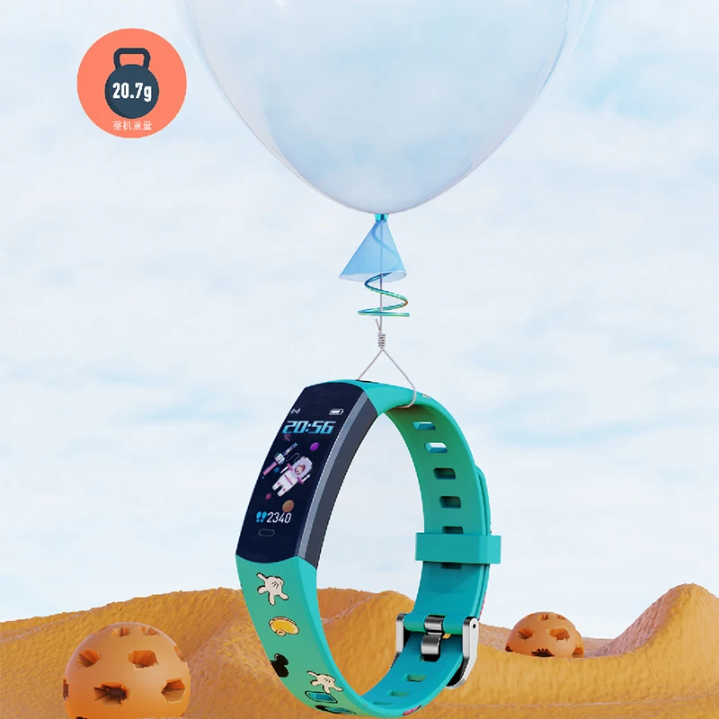

colorful light weight Smart band Bracelet for Children Blood Pressure Oxygen Body Temperature Kids Smart watch Alarm Clock