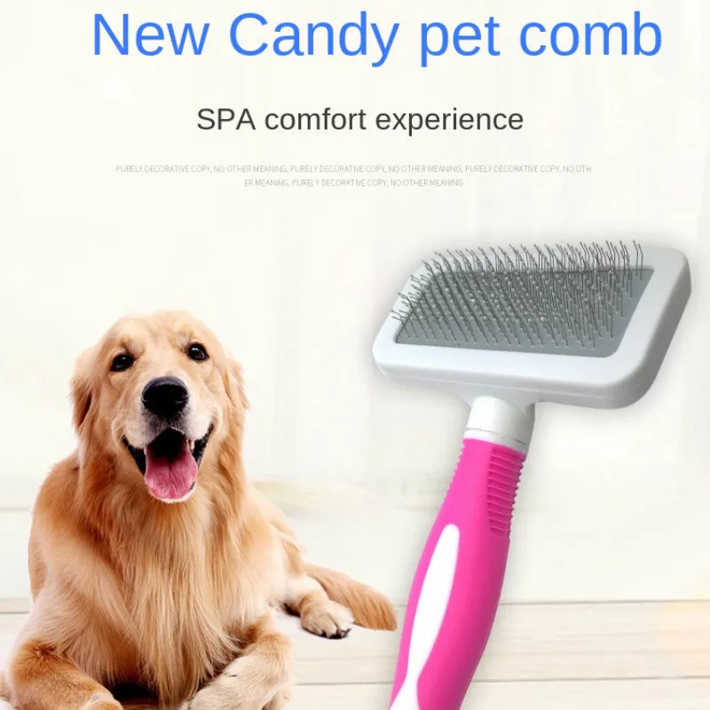 

New Style Pet Hair Removal Comb Stainless Steel Anti-hair Loss Pet Grooming Supplies Fashionable and Convenient Pet Care Comb