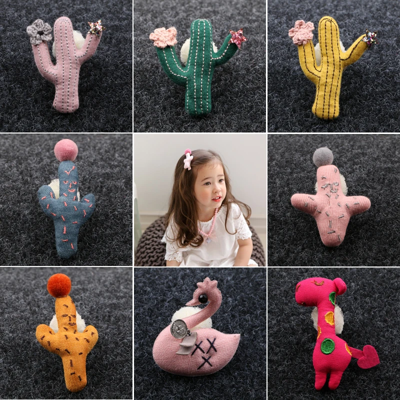 Мини-заказ 2 шт. ручная работа Тканое крючком растение кактус животных лебедь