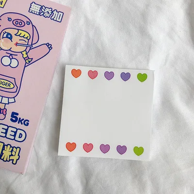 SIXONE 50 листов Ins Floret Candy Bear записная книжка с милыми мультяшными нотами портативная карманная книга слов канцелярские принадлежности kawaii блокнот для заметок