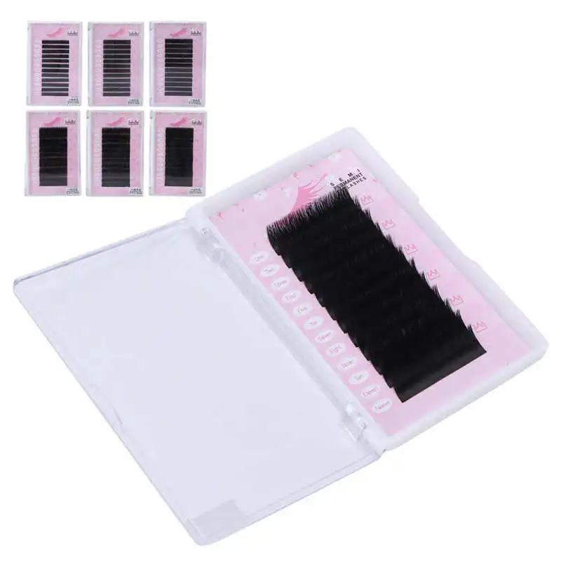 

Eyelash Curler Professional Handle Women's Fluffy False Eyelashes Pack Long Extension Eyelashes Reusable Thick Fake Eyelashes