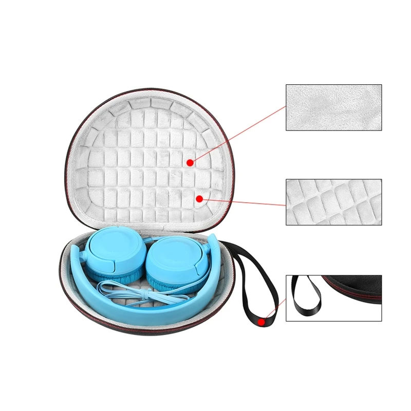 

EVA Headphone Box Portable Headphone Box Carrying Case for J BL JR310/310BT R9CB