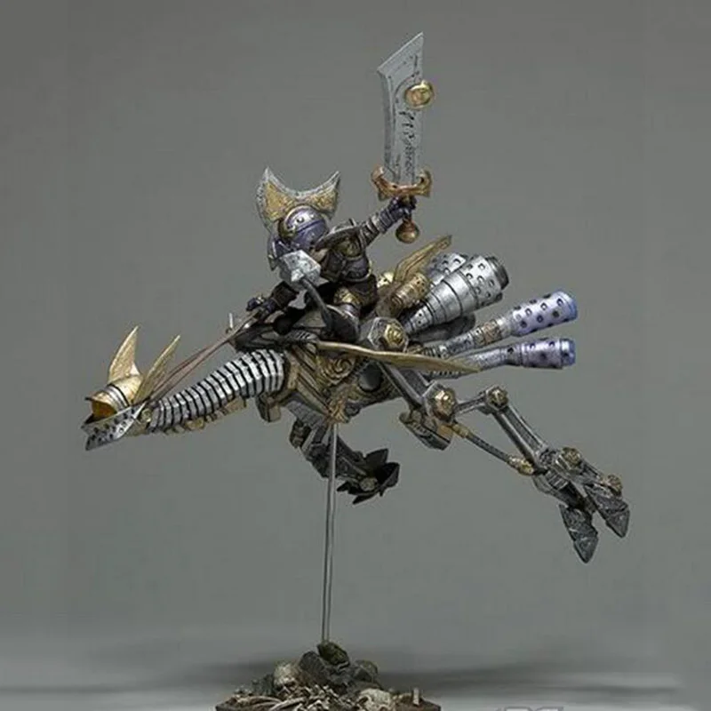 Gnome warrior Модель игрового персонажа DC WOW Tribal Orc Wolf Ride Raider Lich King Arthas карликовый катающийся вор Sylvanas Warrior фигурка игрушки - Цвет: Gnome warrior