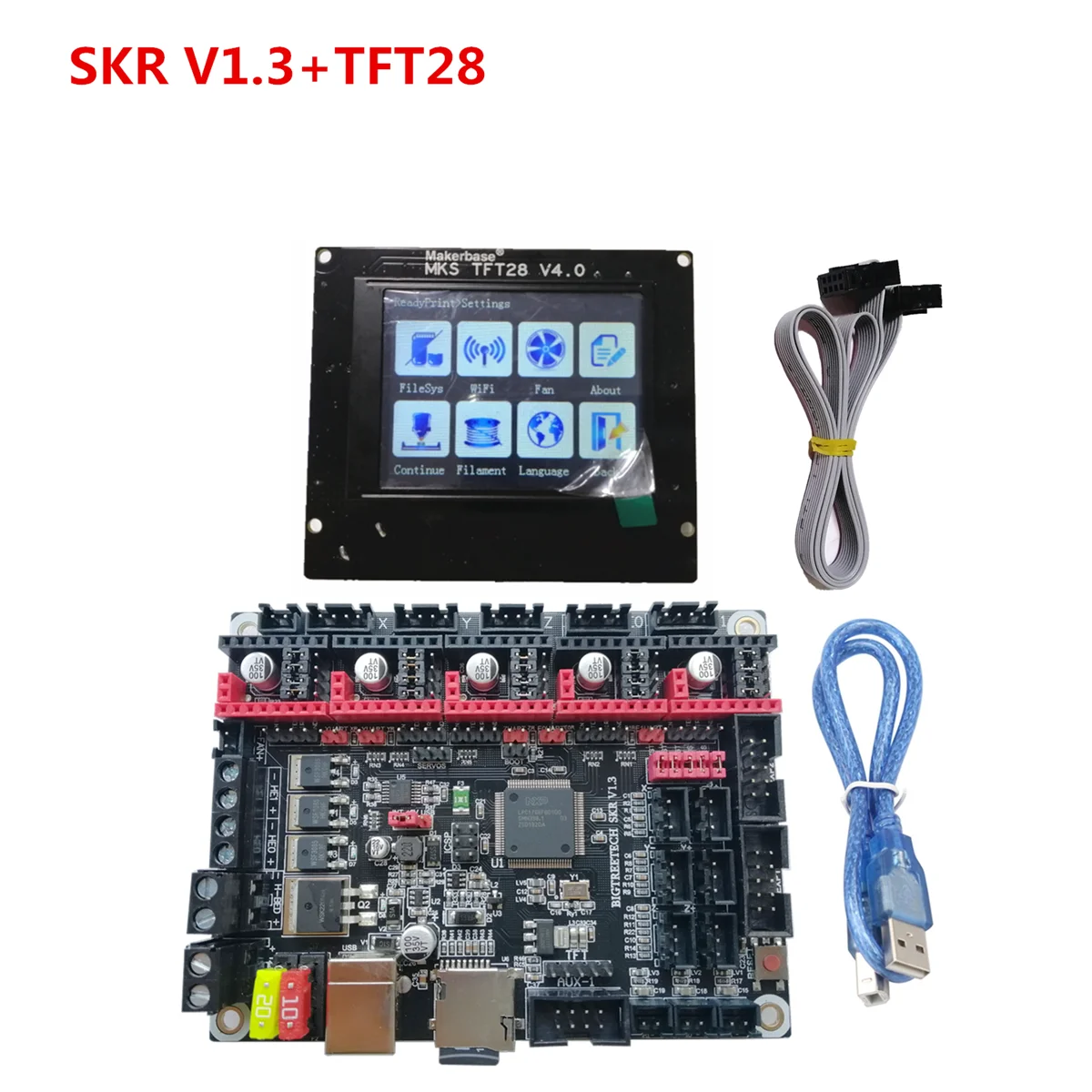 3D принтер Запасные части SKR V1.3 контрольная пластина MKS TFT28 v4.0 сенсорный экран MKS wifi модуль умный контроллер для creality cr-10
