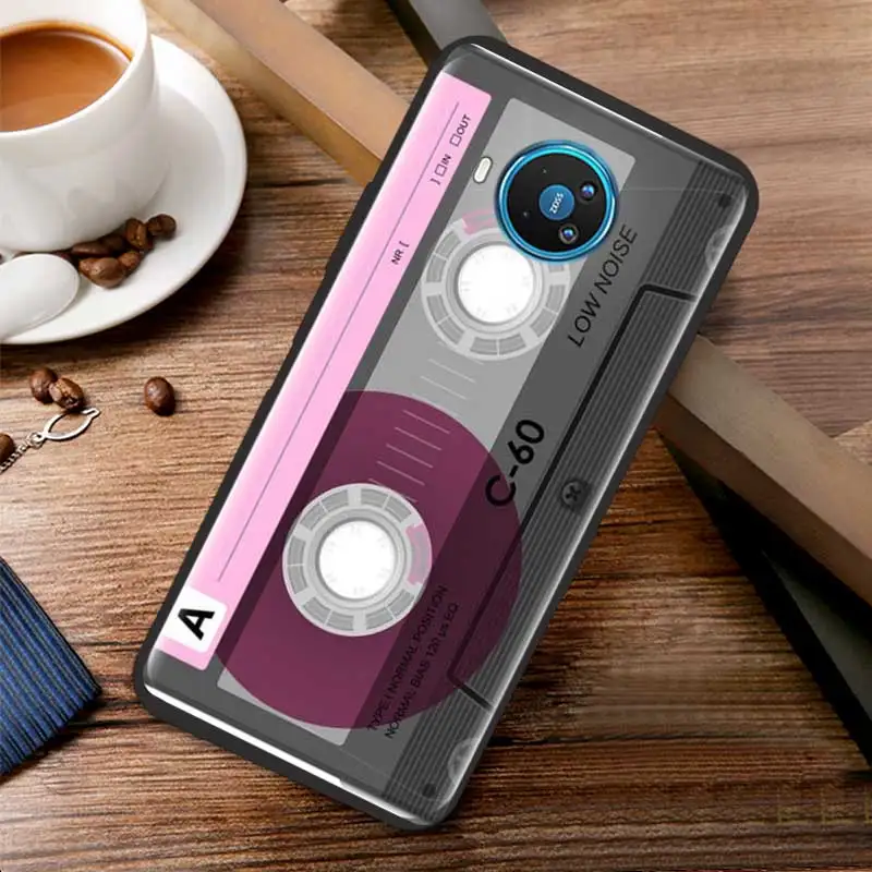

Thin Soft Case for Nokia 2.2 2.3 3.2 4.2 6.2 7.2 1.3 5.3 8.3 5G Phone Silicone Cover Shell Fundas Vintage Magnetic Tape Cassette