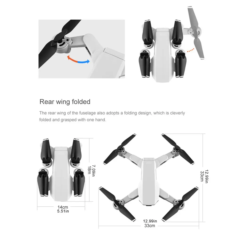 

Professional GPS Folding Positioning Drone Dual Camera Optical Flow Positioning 5.8G Remote Control Aircraft