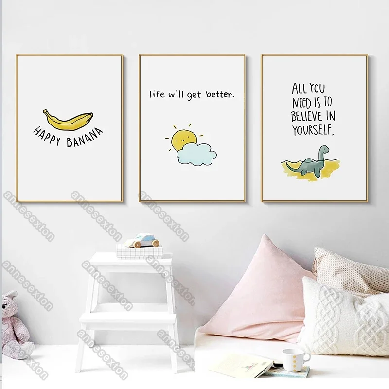 Желтые бананы и воздушные шары мультфильм солнце луна квота жизнь получит лучшие