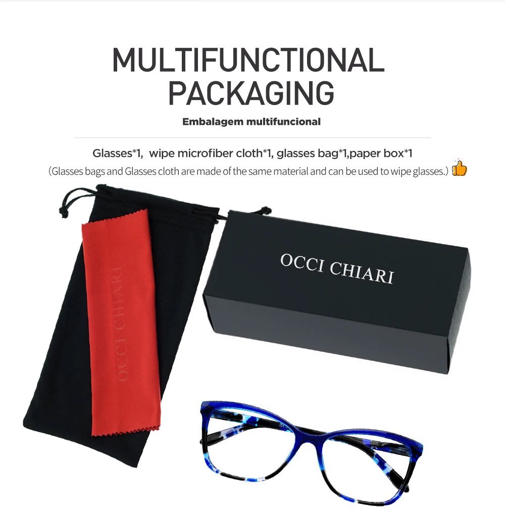 OCCI CHIAR Мультифокальные очки для чтения с голубым лучем женские очки с диоптриями модные очки для чтения+ 1,0+ 1,5+ 2,0+ 2,5+ 3,0+ 3,5