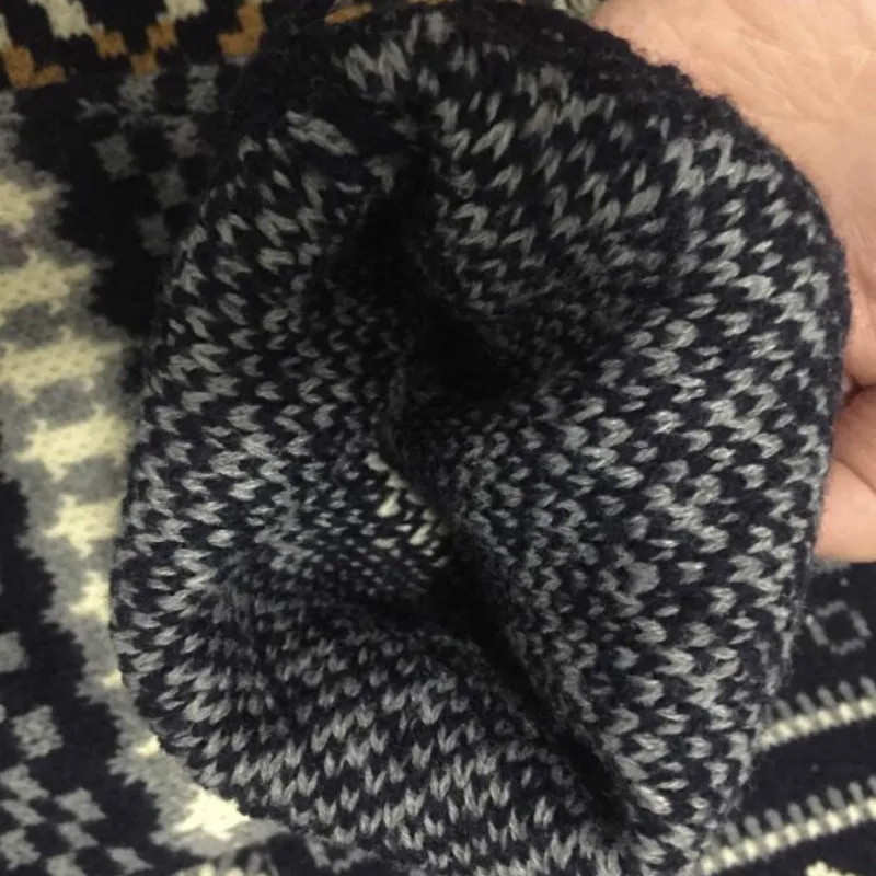 Свитер женский жаккардовый вязаный Повседневный Осень-зима | Женская одежда