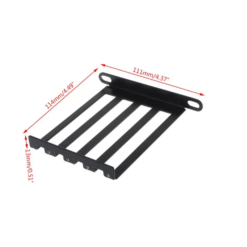 Metal Graphics VGA Card Holder Aluminum Alloy Bracket Front Side Converted Support with 4/7 Holes | Компьютеры и офис