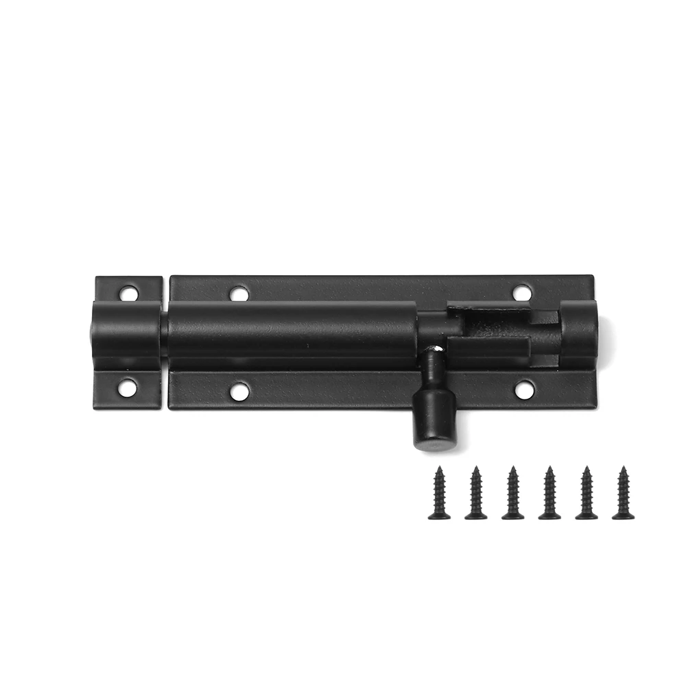 

Дверной болт Black Silver 2/3/4/5/6/8 дюймов из алюминиевого сплава