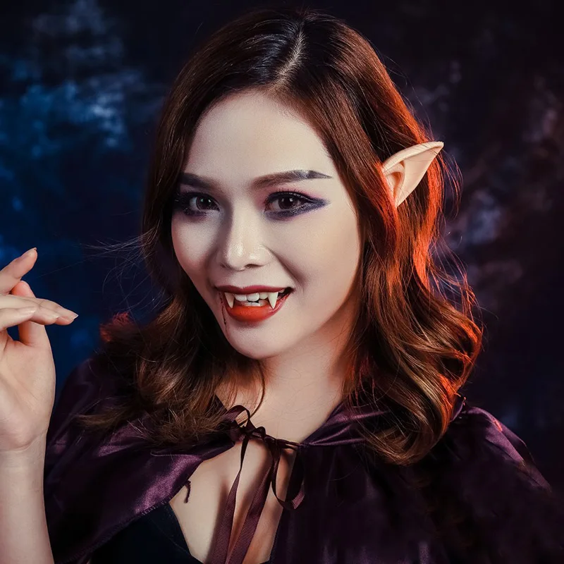 Высокое качество 1 пара латексные эльфийские уши косплей вечерние реквизиты