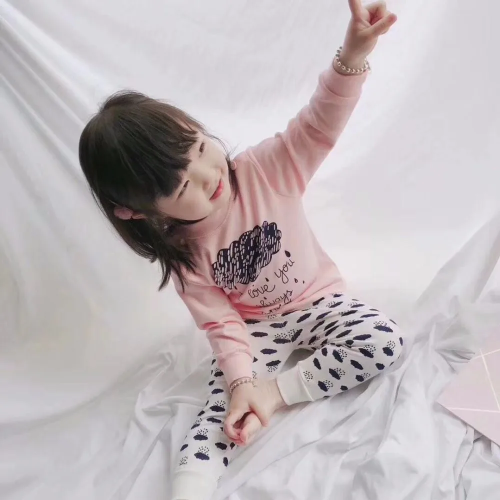 Комплект нижнего белья для малышей осенняя одежда маленьких мальчиков