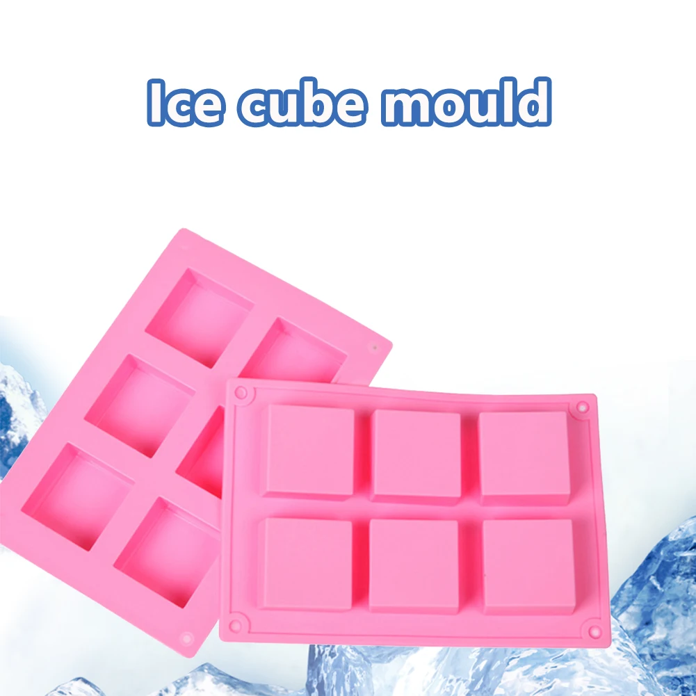 

Silicone Material Cake Soap Handmade Mold Ice Cube Candy Chocolate Cake Cookie Cupcake Molds Soap Mould DIY Rectangle Square