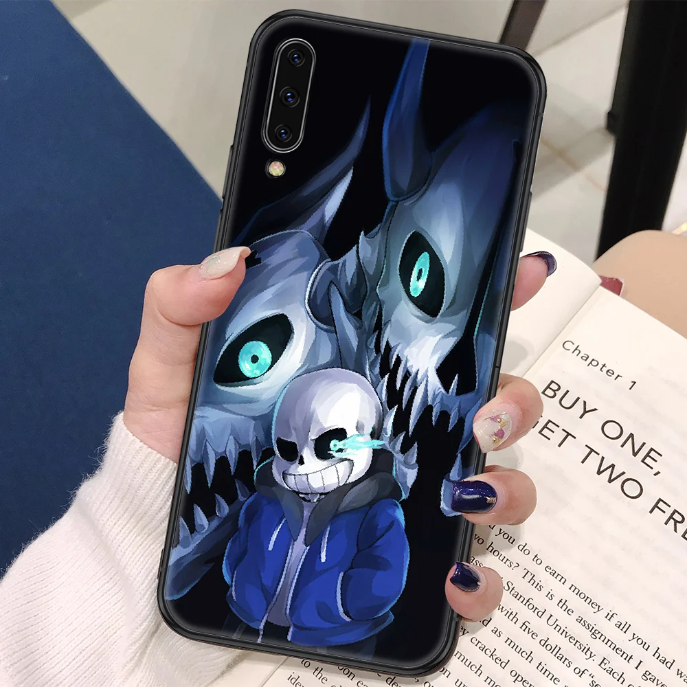 Undertale sans doggo Phone Case For Samsung Galaxy A10 A12 A20E A21S A30 A32 A40 A50 A51 A52 A70 A71 A72 A5 A6 A7 2016 20 black | Мобильные