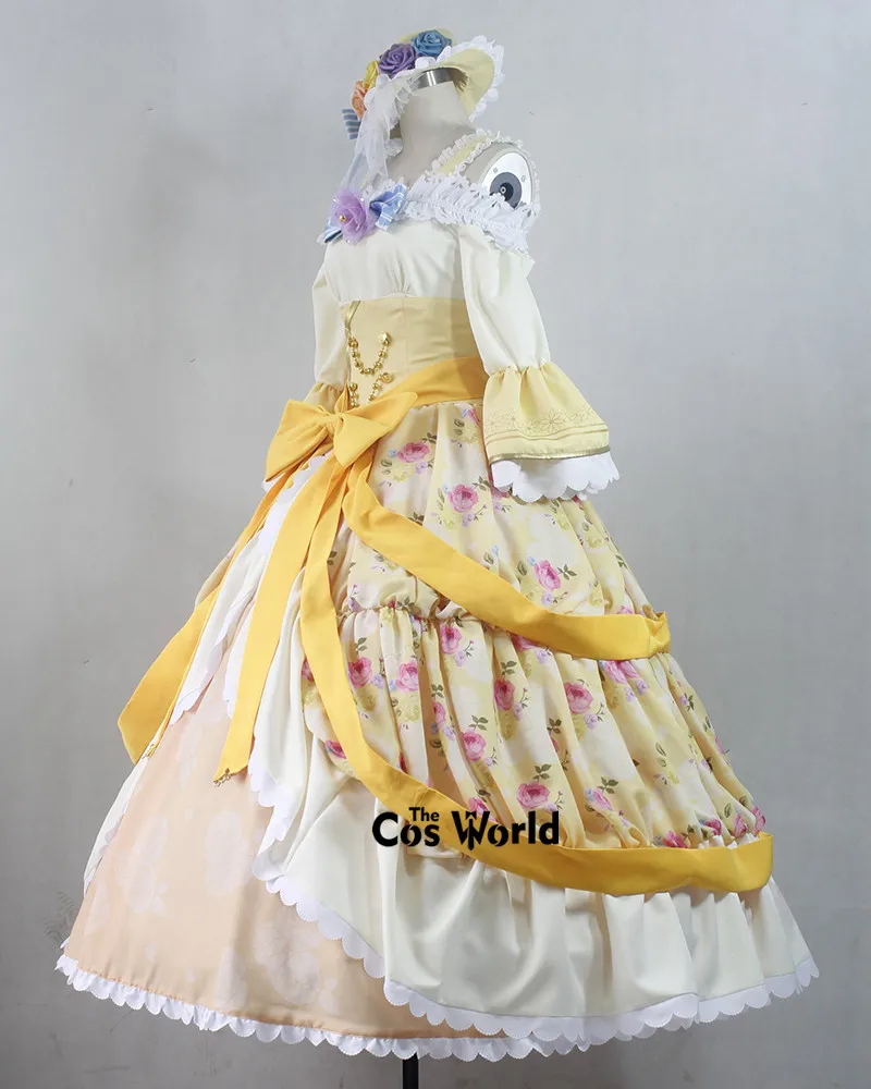 Танцевальные вечерние платья Love Live School Idol Project Hoshizora Rin Униформа наряд костюмы для