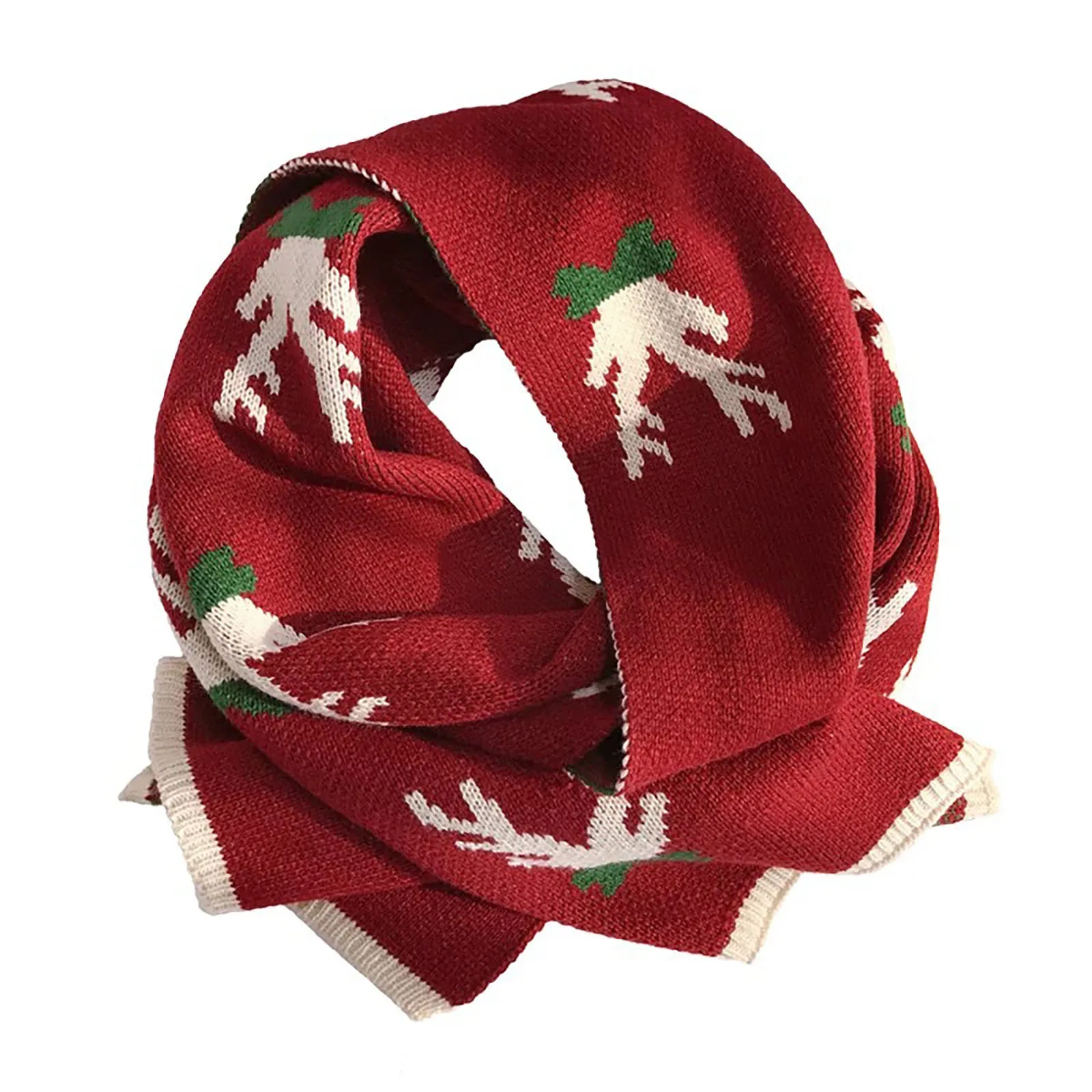 

Рождественский Женский Повседневный Модный зимний шарф с принтом, Балийский шарф, Дамский кашемировый шейный платок с вышивкой, женская те...