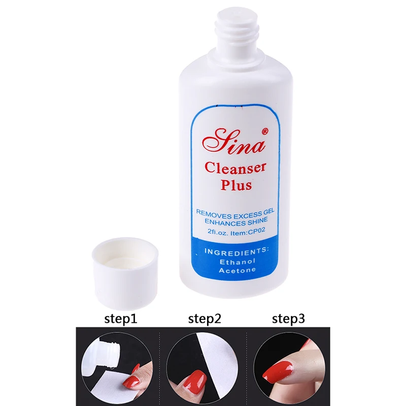Жидкий обезжириватель для ногтей 60 мл очищающее средство УФ-гель-лака | Красота и