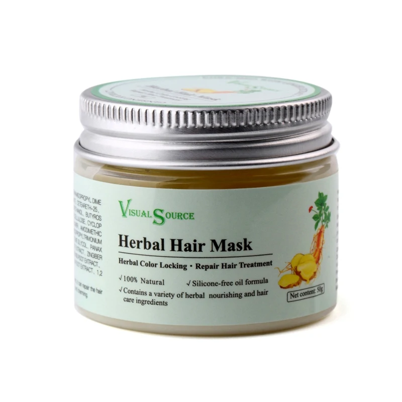 50 г травяная маска для волос быстрое восстановление повреждений мягких