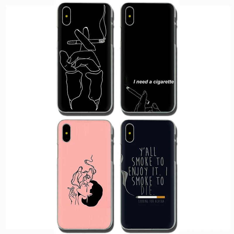 EWAU мне нужна сигарета Жесткий чехол для телефона чехол для iPhone 5 5S SE 5C 6 6s Plus 7 8 Plus X XR XS 11 Pro MAX