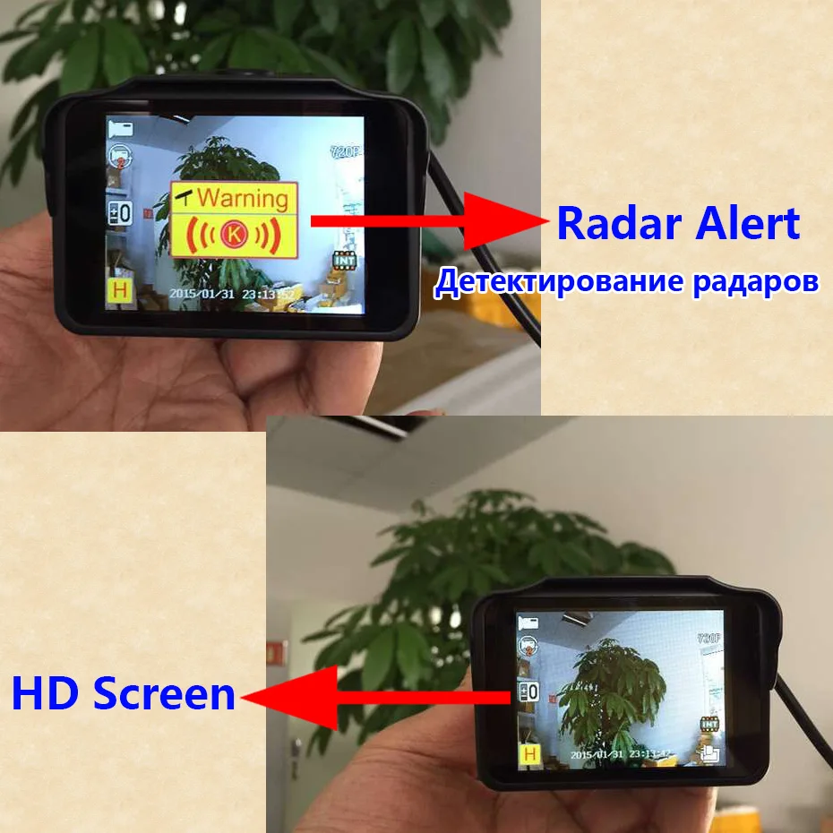 Автомобиль 2 в 1 Анти радар Dvr Dash Cam умный радар-детектор с рекордером комбо