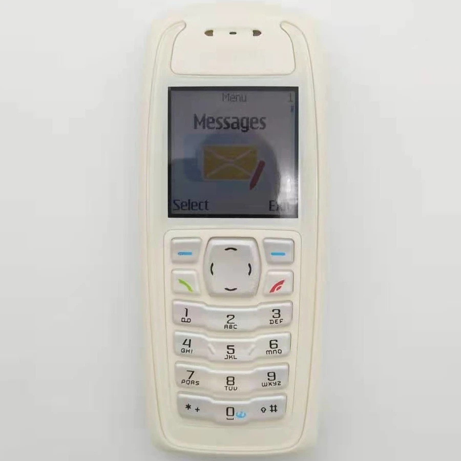 Горячая распродажа~ разблокированный Nokia 3100 GSM бар 850 мАч Поддержка Русская и арабская клавиатура дешевый и старый мобильный телефон - Цвет: Белый