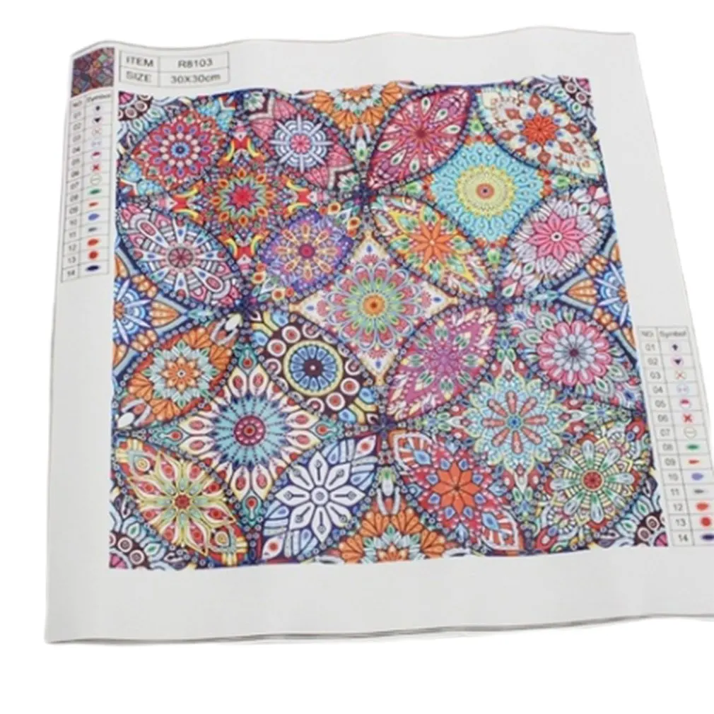 

5D Diy Diamond Painting Crystal Drill Mosaic Picture Mandala Rhinestones Embroidery Home Decor 30*30Cm