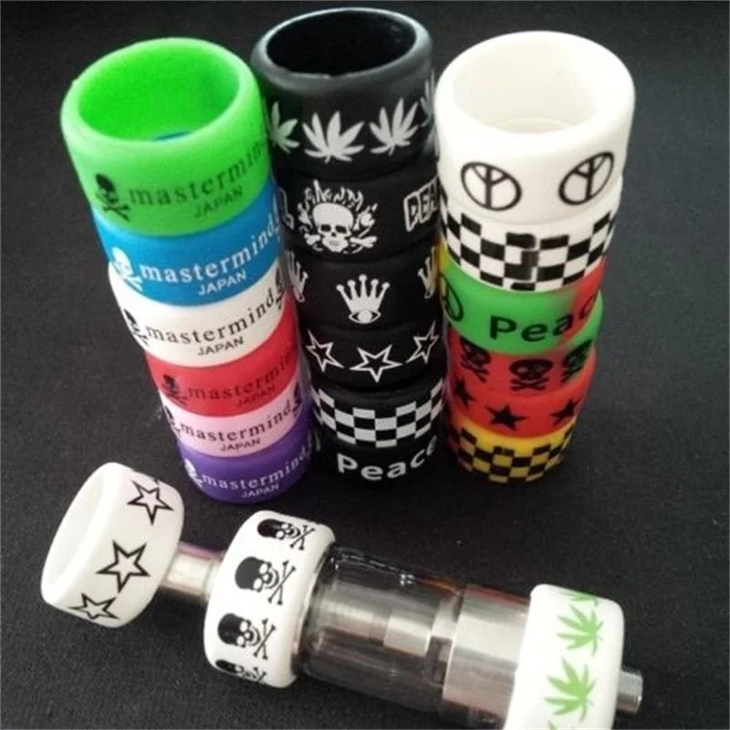 

5 шт., силиконовые кольца в стиле панк-рок