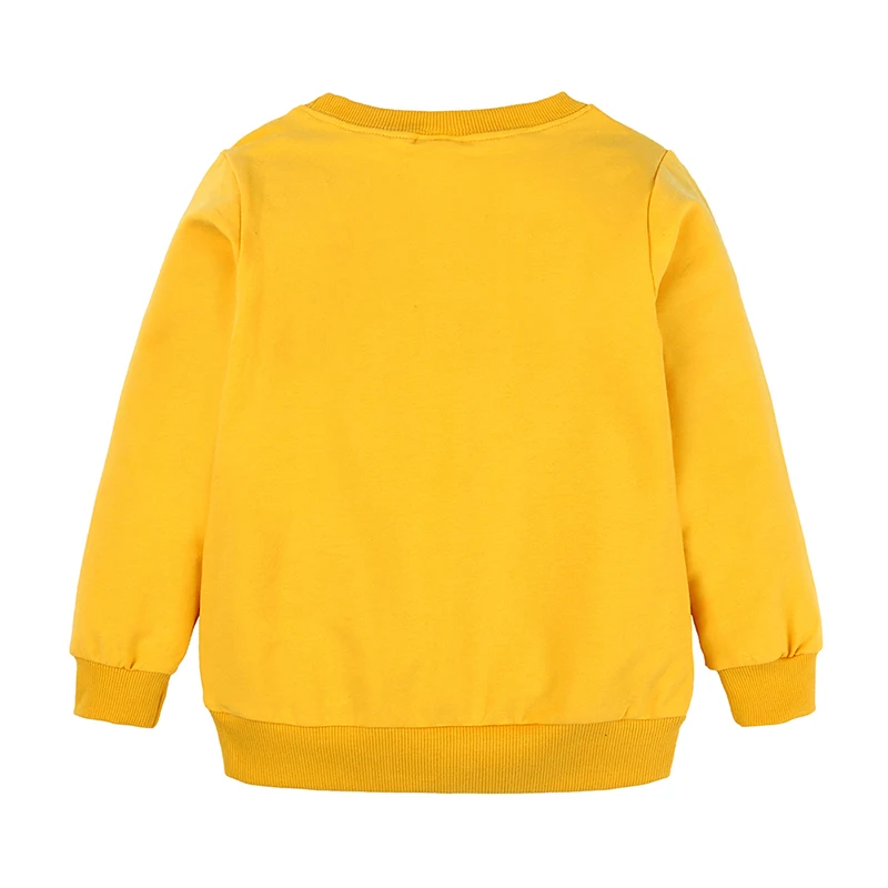 Осенняя одежда для маленьких девочек и мальчиков Футболка с длинными рукавами
