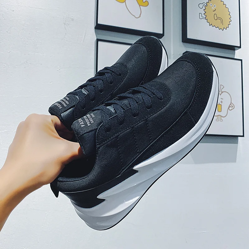 

2020 модная мужская обувь повседневные кокосовое папа обувь мужские весенние кроссовки со шнурками на плоской подошве дышащие кроссовки для ...